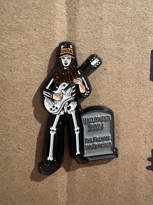 ****NEW! Buckethead Halloween 2024 Fillmore inspired enamel pin