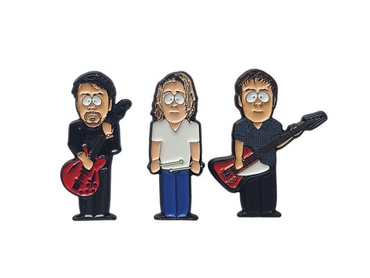 ***NEW! Foo Fighters There Is Nothing Left to Lose Cartoon Character Inspired Pin Set