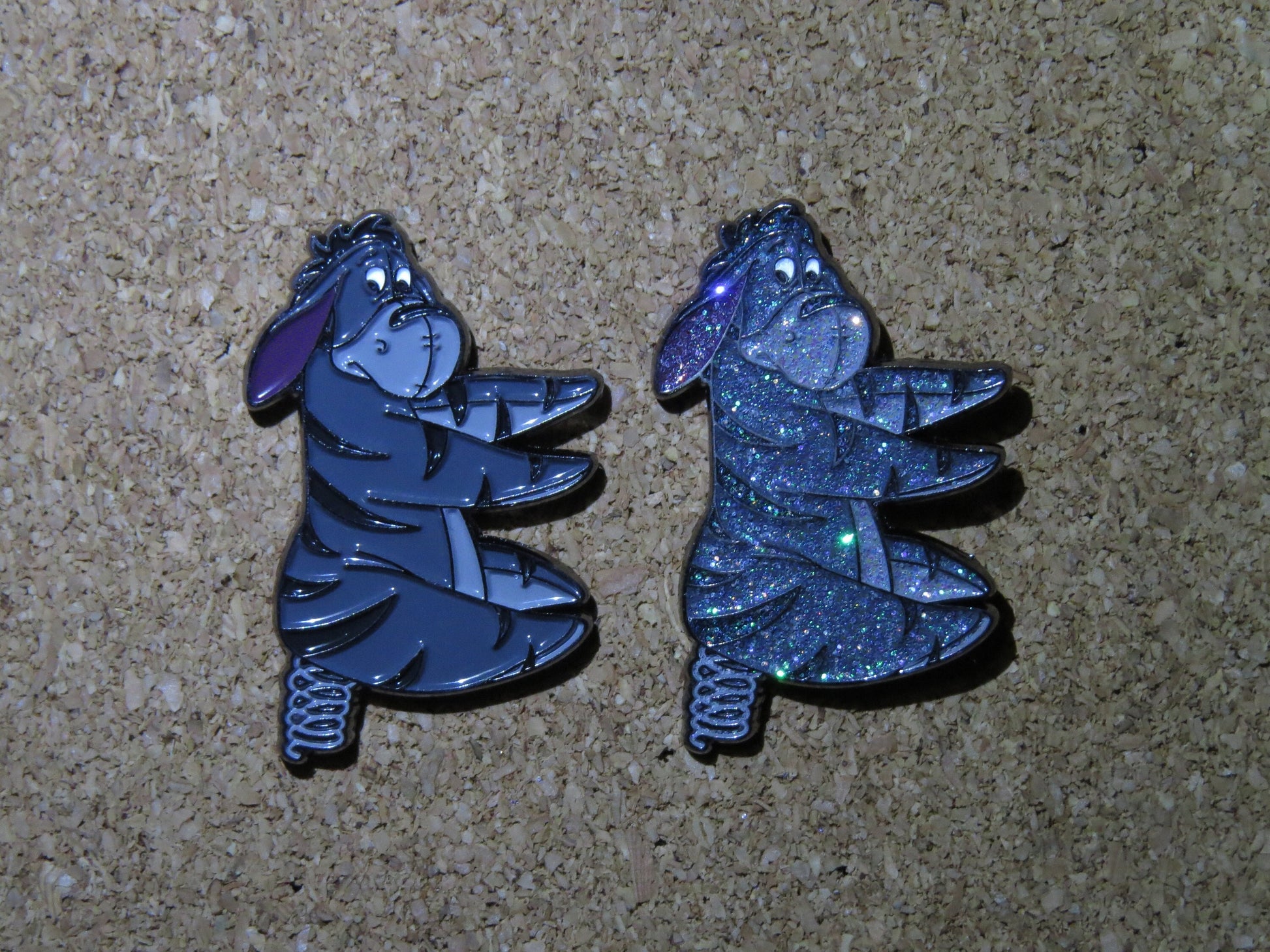 Eeyore as Tigger Inspired Soft Enamel Pin