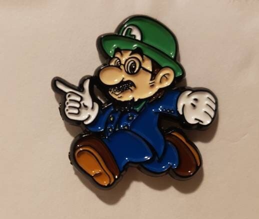 Primus Les Claypool Super Mario Mash up enamel pin