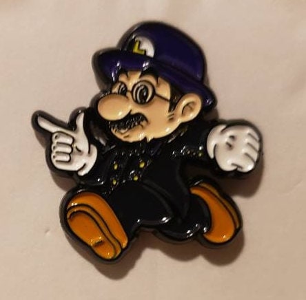 Primus Les Claypool Super Mario Mash up enamel pin