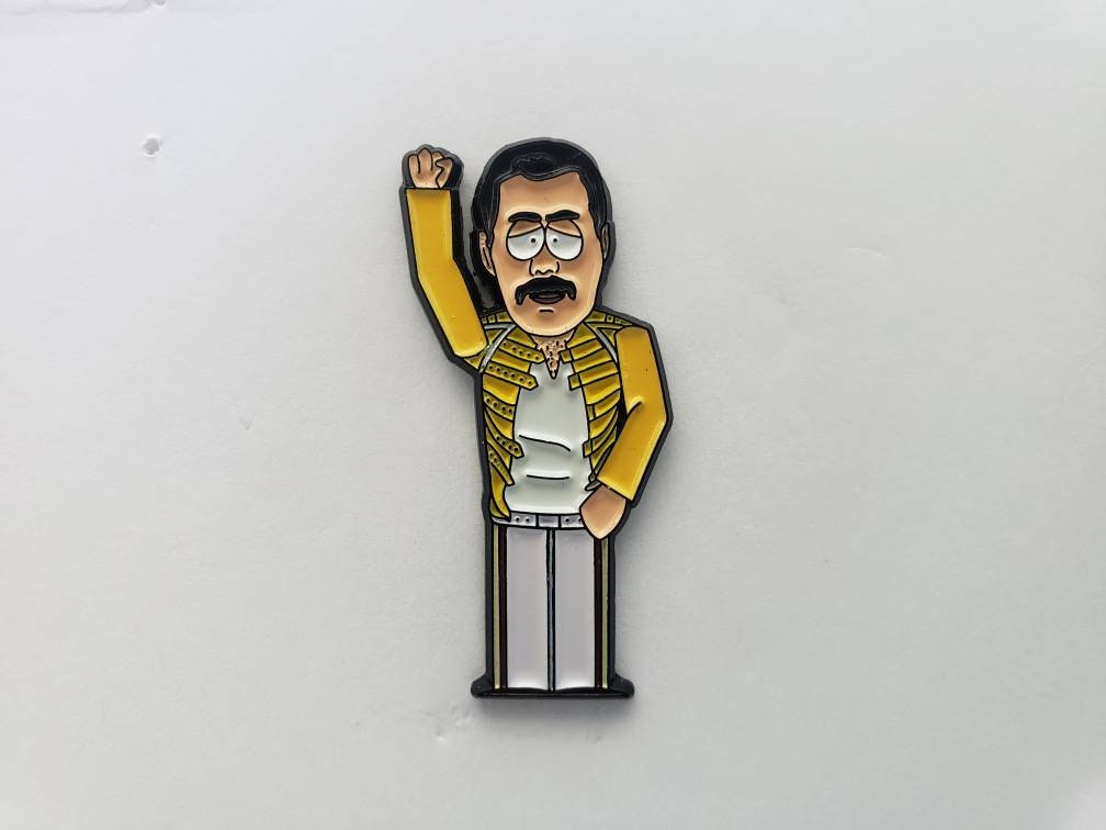 Freddie Character Inspired Pin