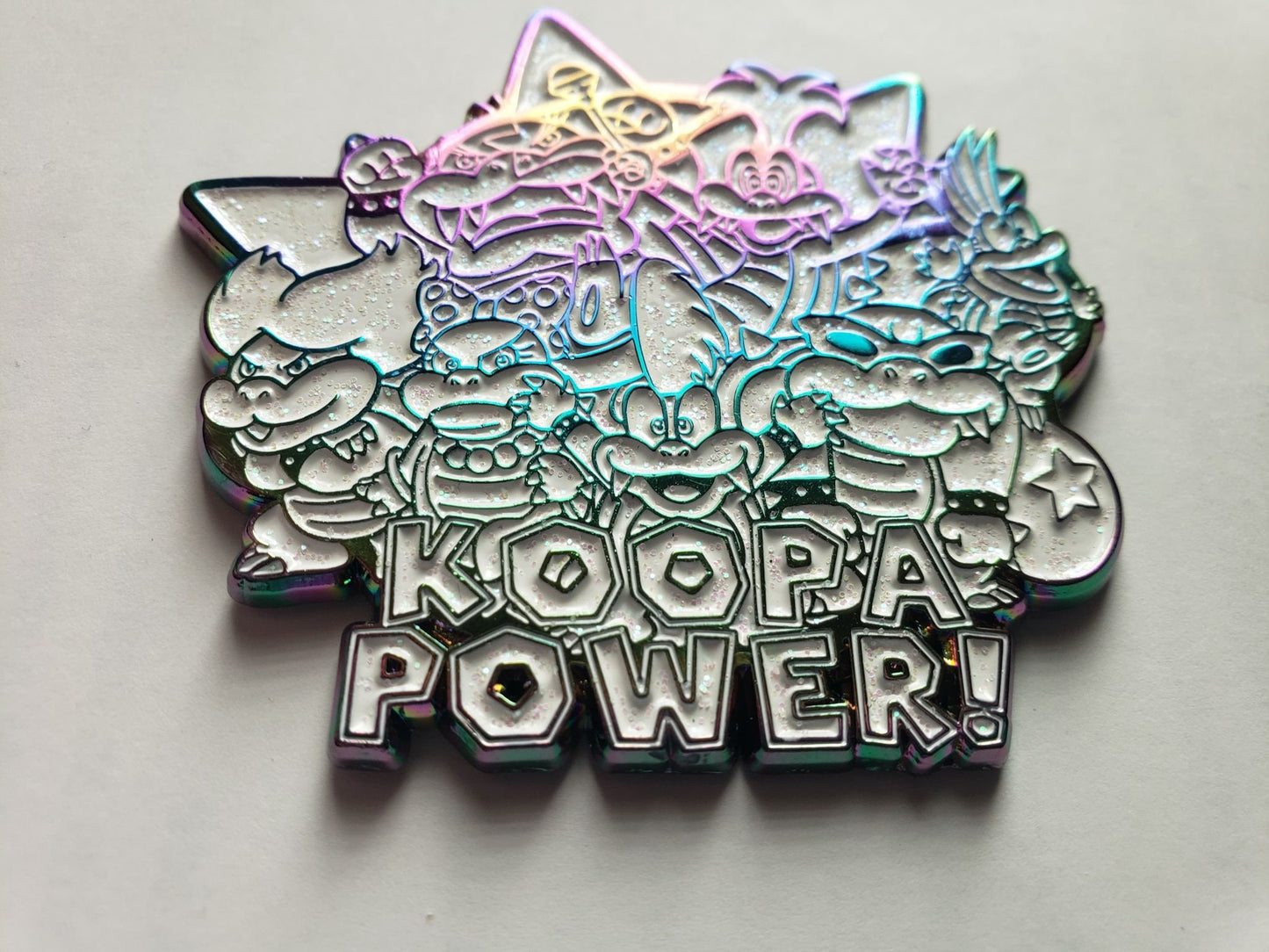 Koopa Power! Koopalings inspired enamel pin