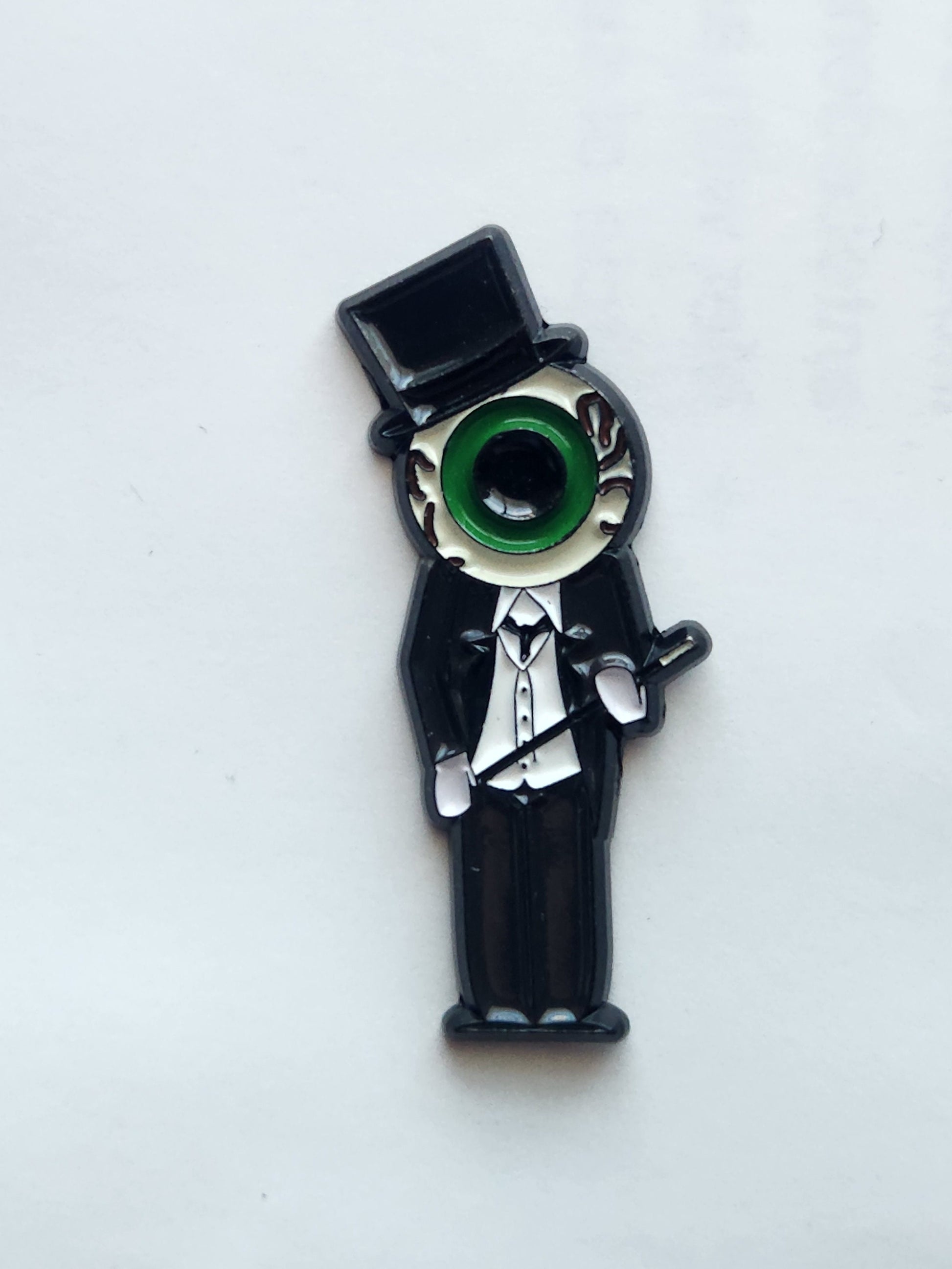 The Residents Eyeball and Mr. Skull Character Inspired Pins