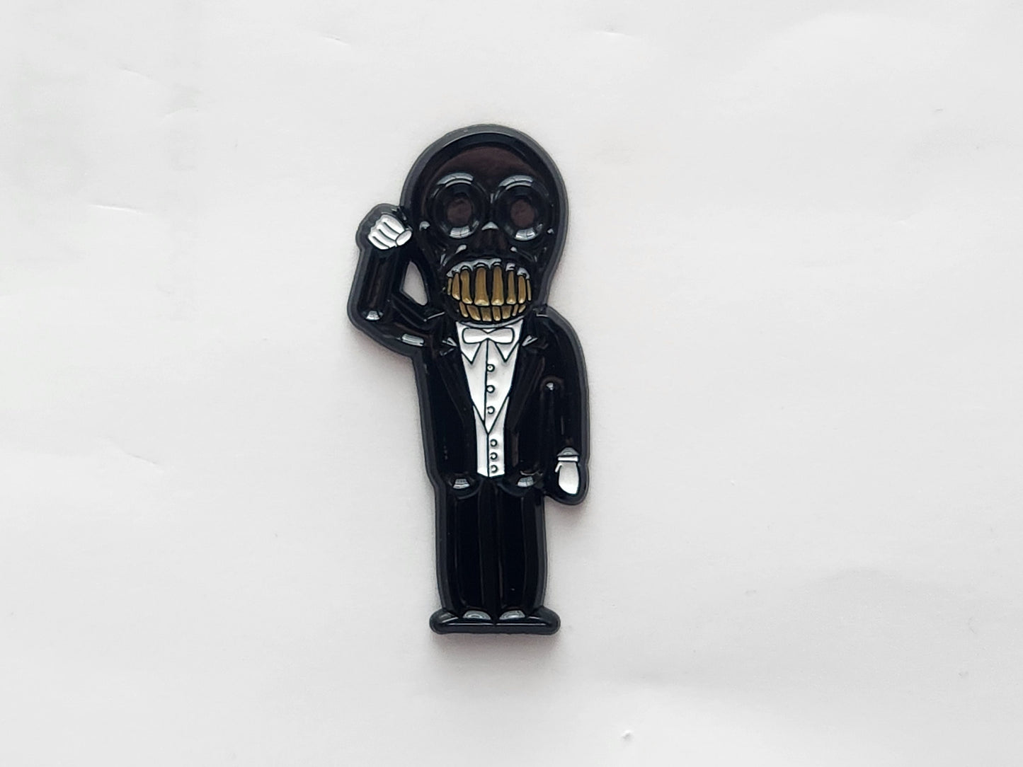 The Residents Eyeball and Mr. Skull Character Inspired Pins