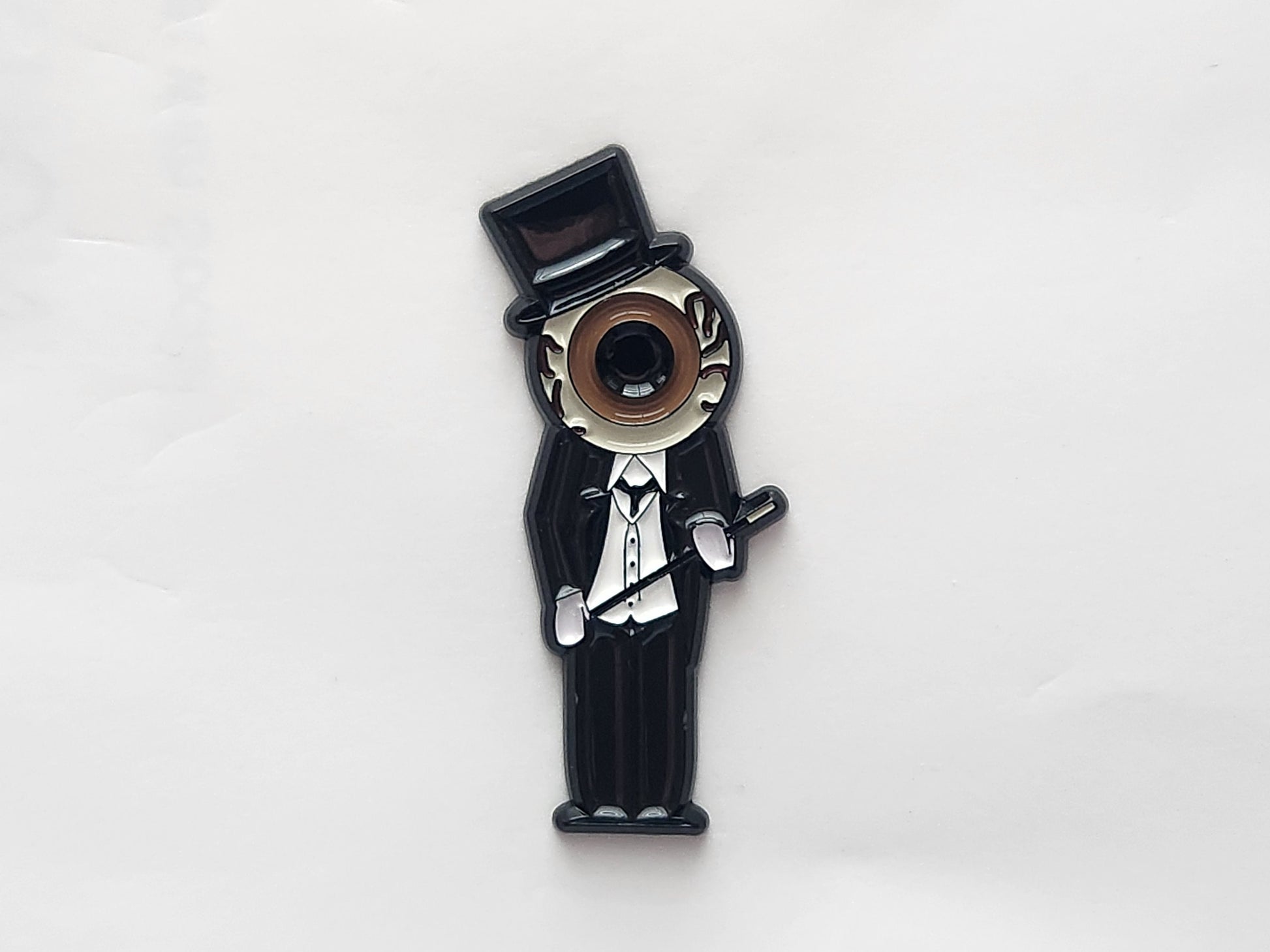 The Residents Eyeball and Mr. Skull Character Inspired Pins