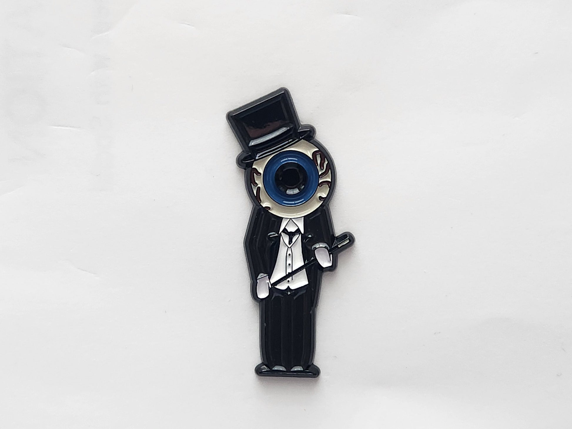 The Residents Eyeball and Mr. Skull Character Inspired Pins