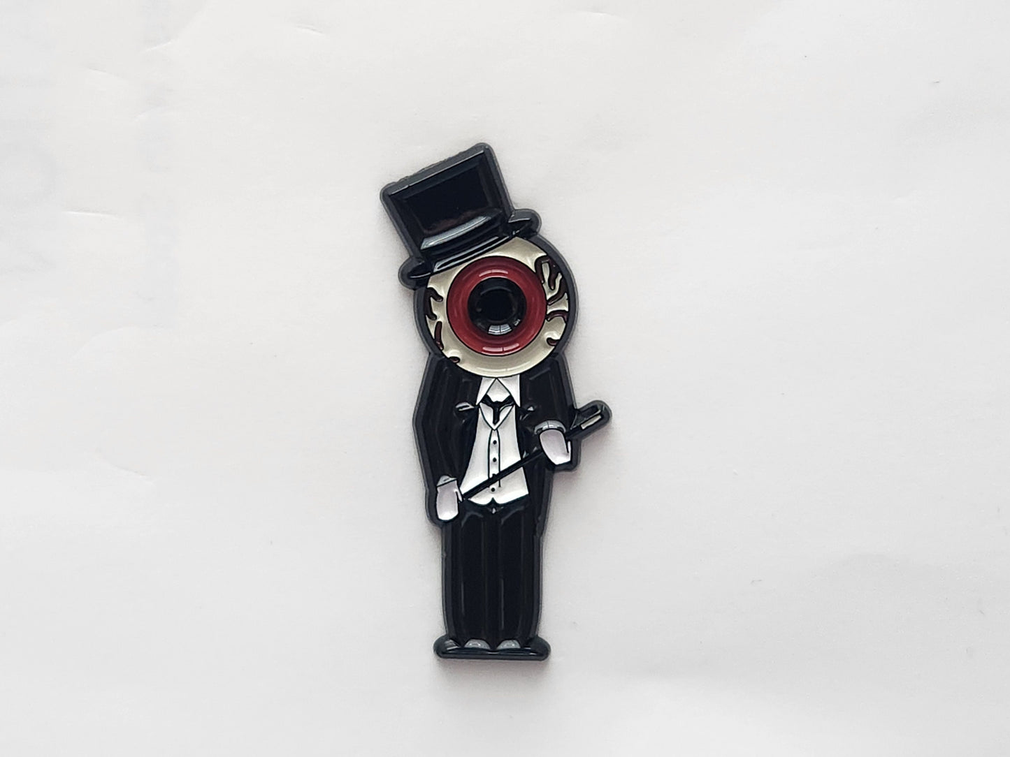 The Residents Eyeball and Mr. Skull Character Inspired Pins