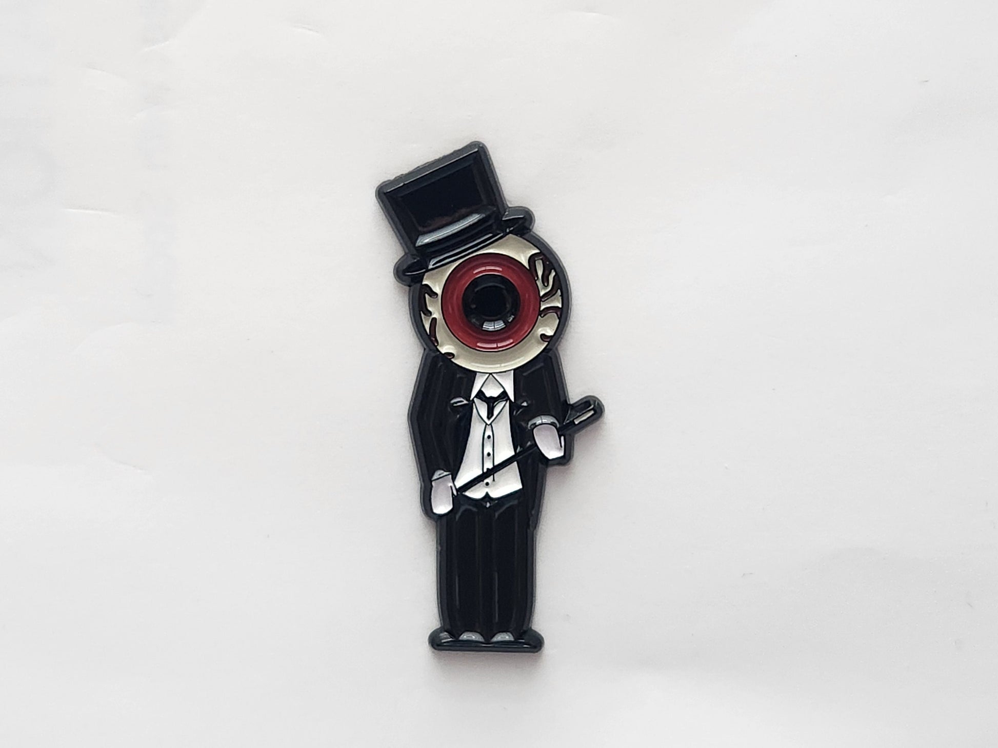 The Residents Eyeball and Mr. Skull Character Inspired Pins