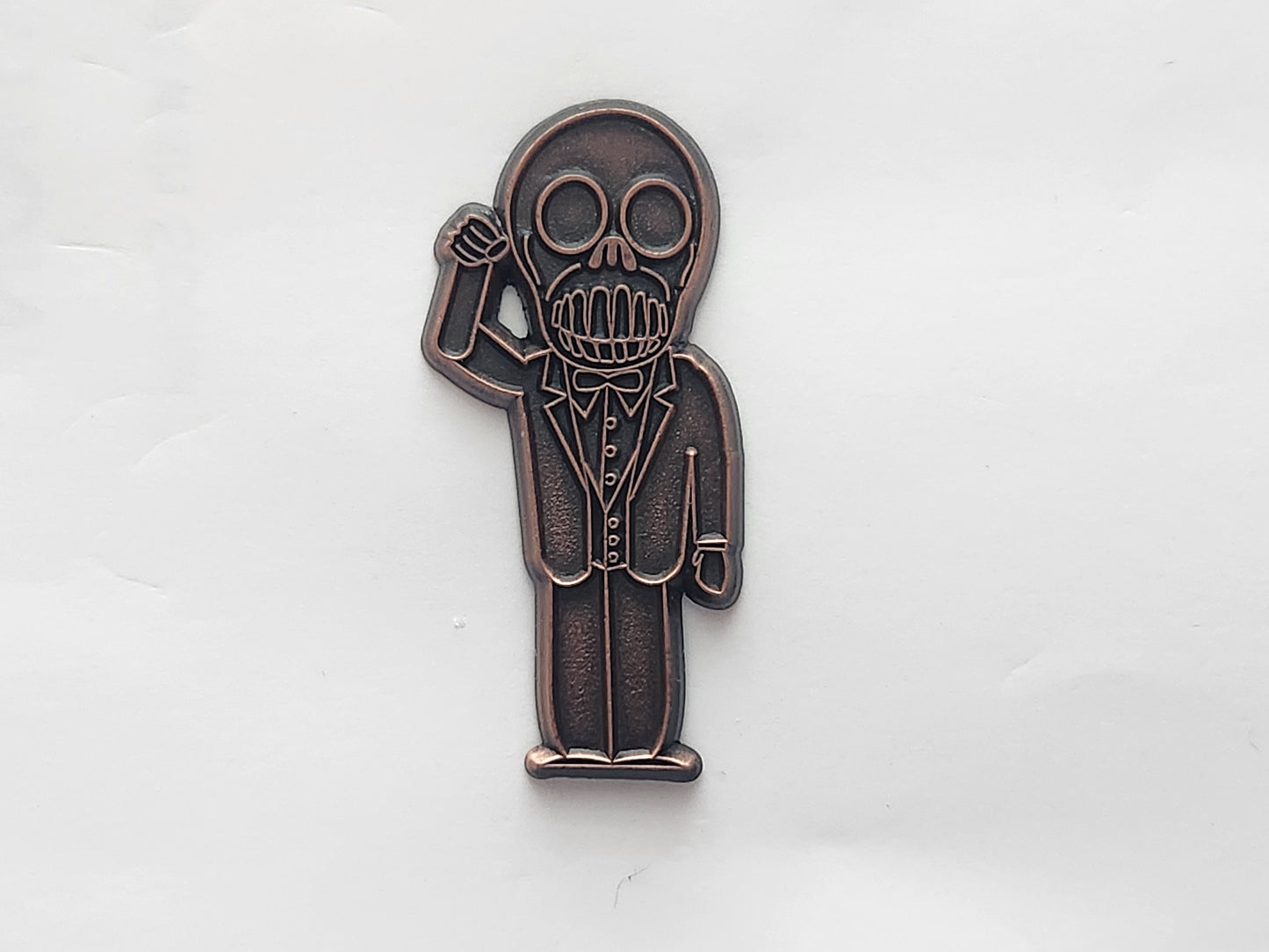 The Residents Eyeball and Mr. Skull Character Inspired Pins