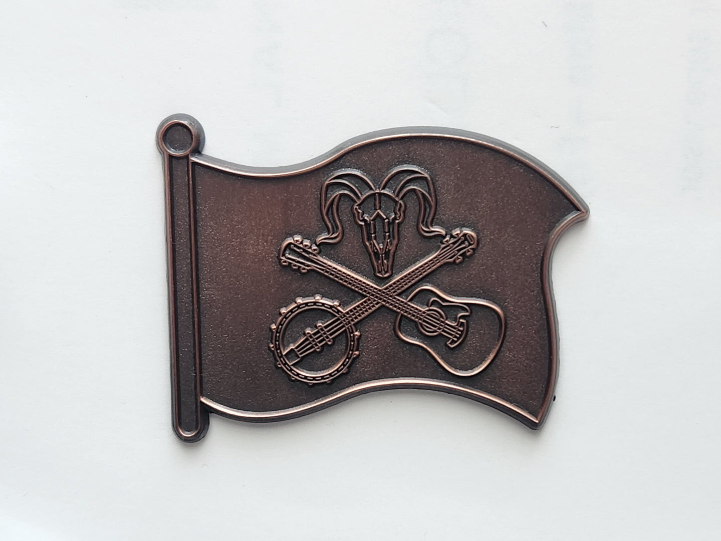 Billy Strings Jolly Roger GOAT Flag Pin BMFS