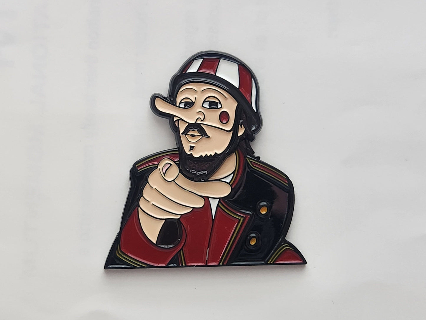 Primus Les Claypool Frog Brigade Mask inspired enamel pin and magnet set