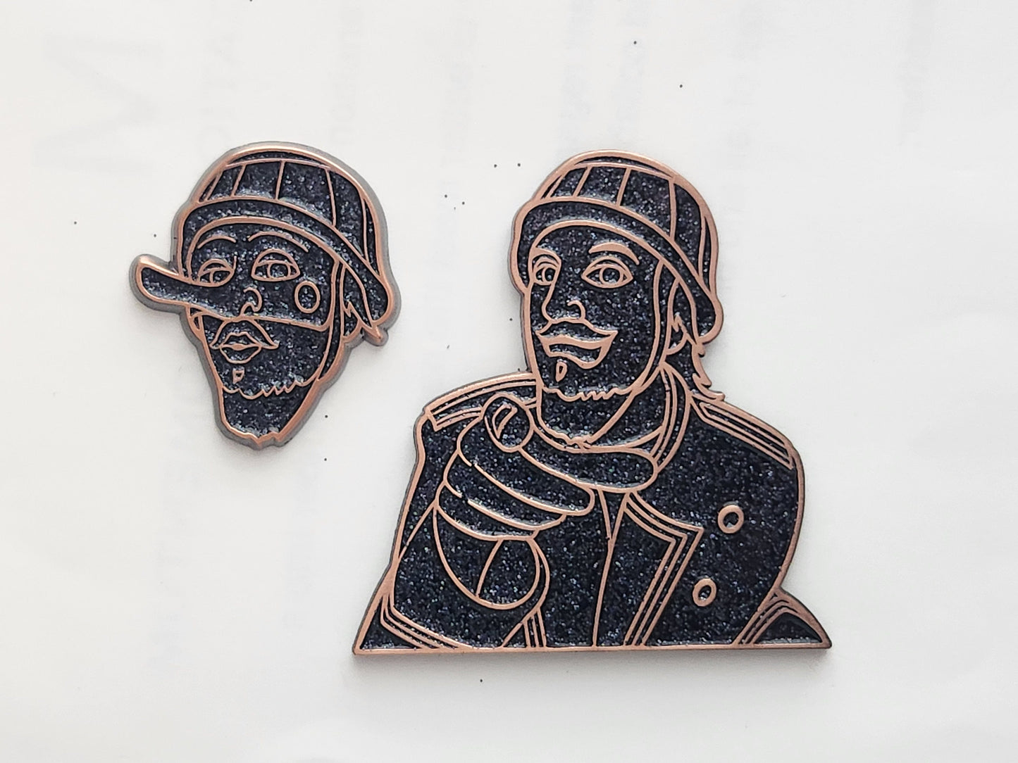 Primus Les Claypool Frog Brigade Mask inspired enamel pin and magnet set