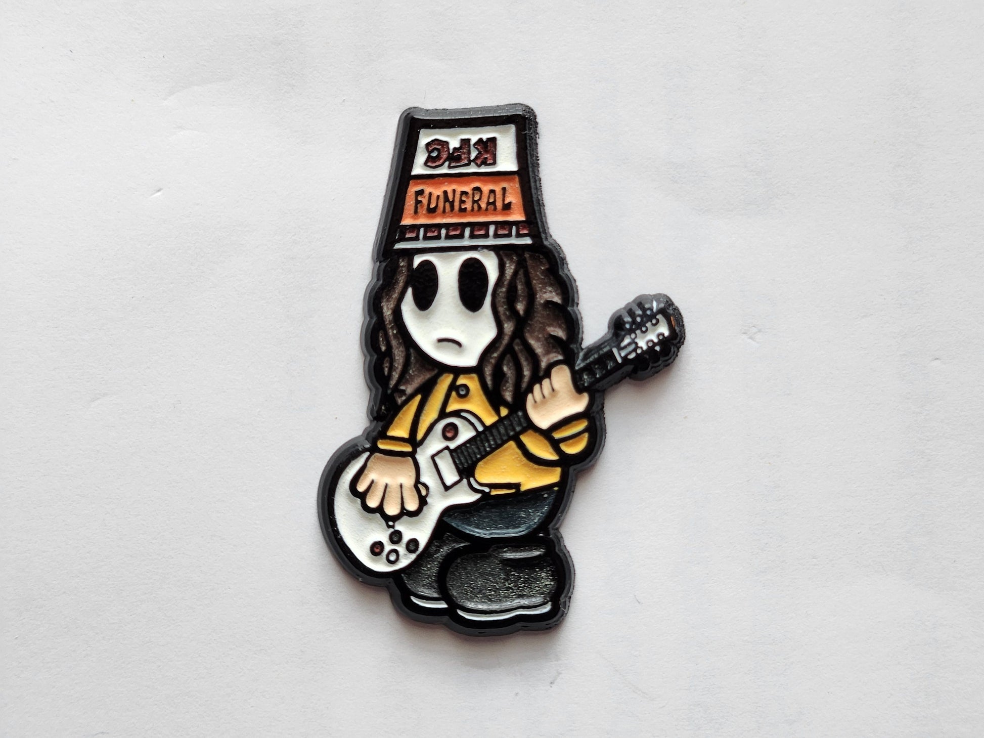 Buckethead Super Mario RPG Character Inspired Pin