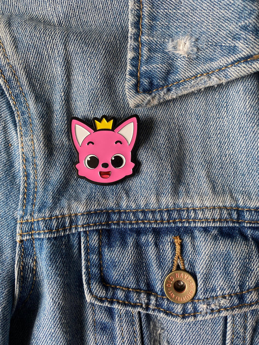 Pinkfong Inspired Enamel Pin