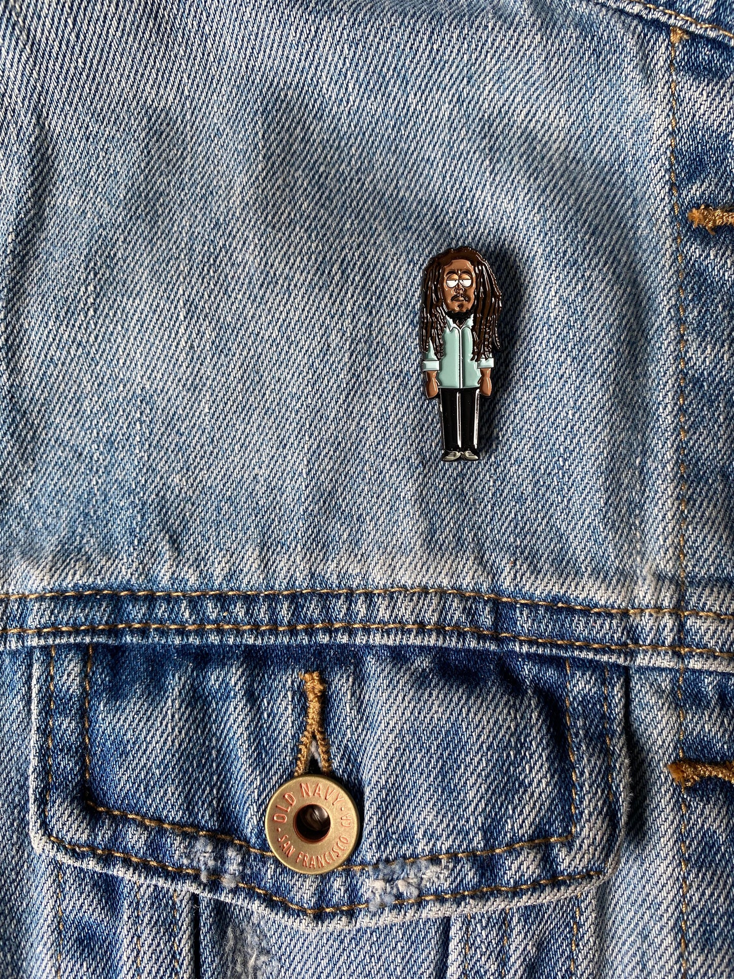 Bob Character Inspired Pin