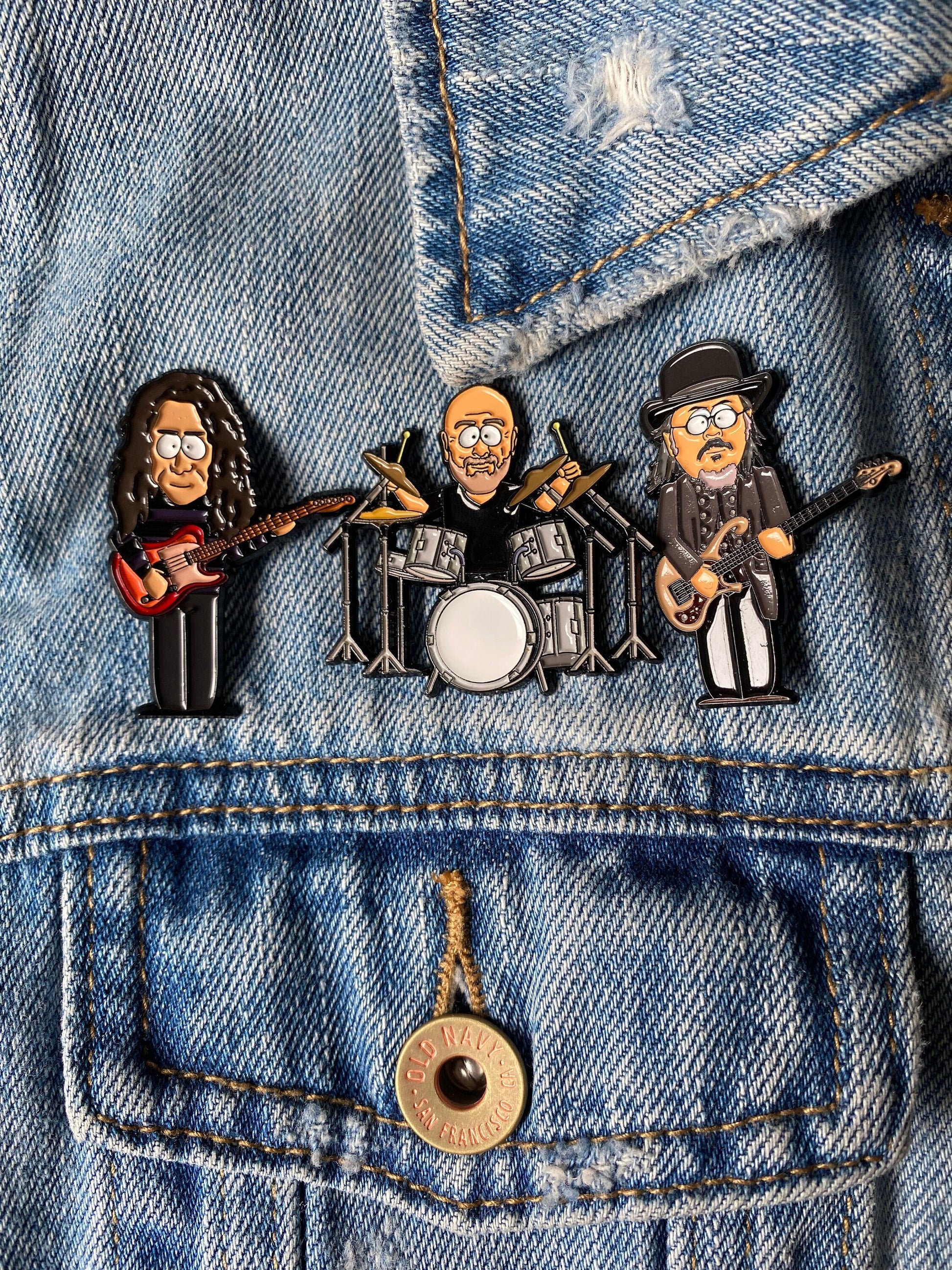 Primus with instruments Character Inspired Pins