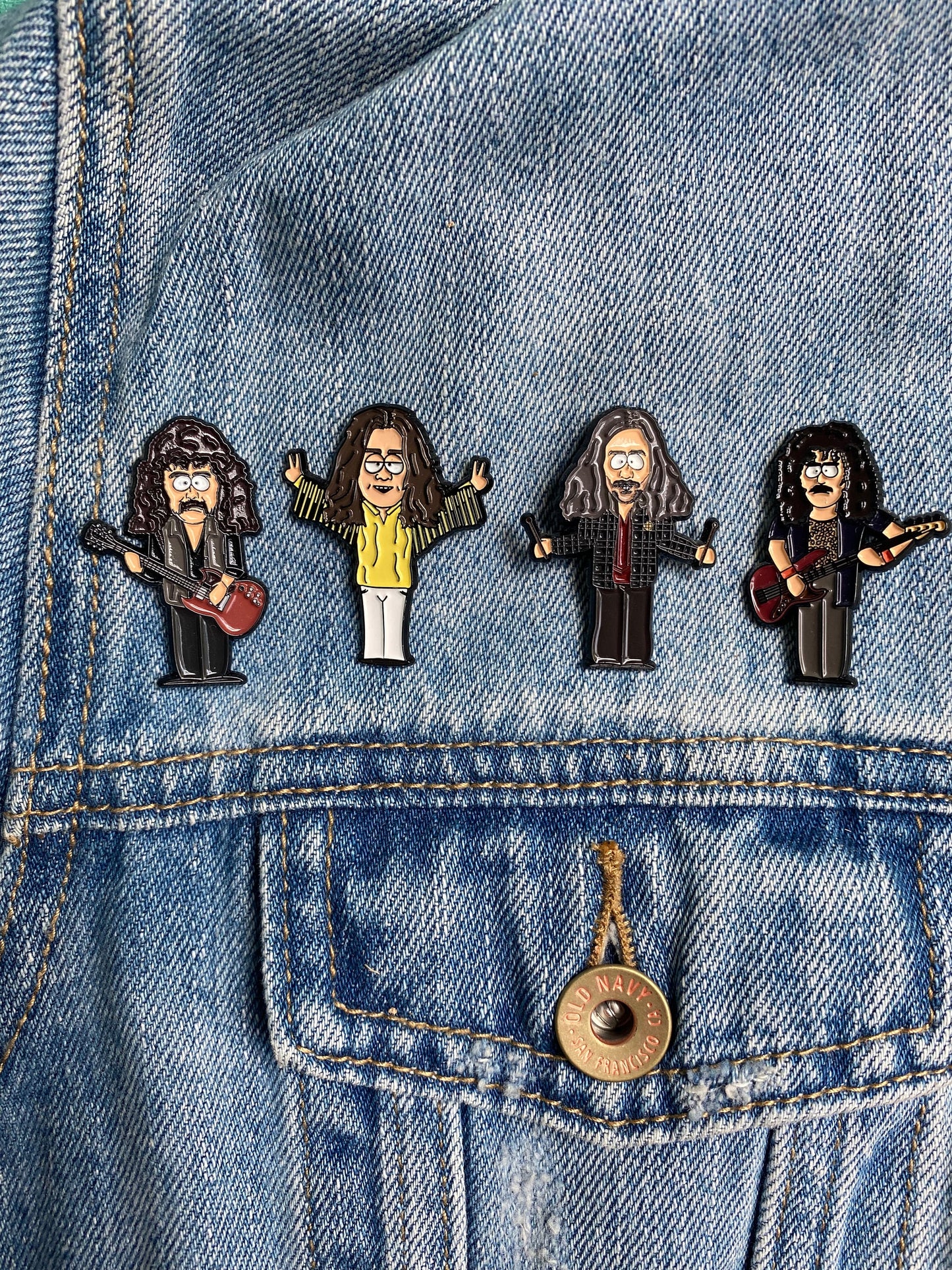 Black Sabbath Character Inspired Pins