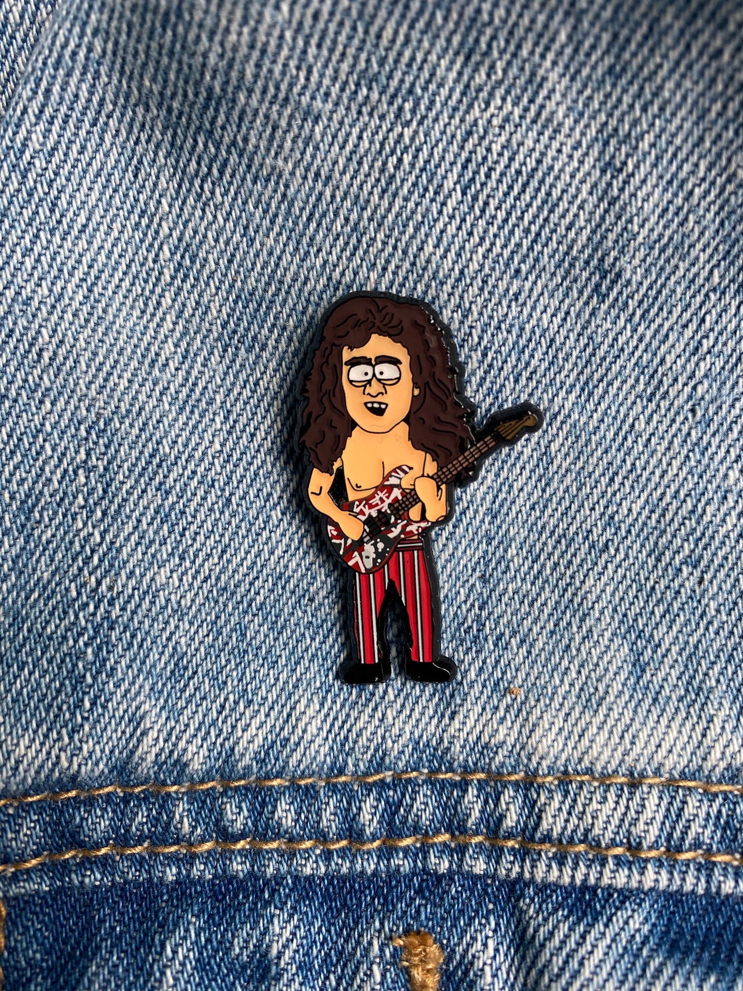 Eddie VH Character Inspired Pins