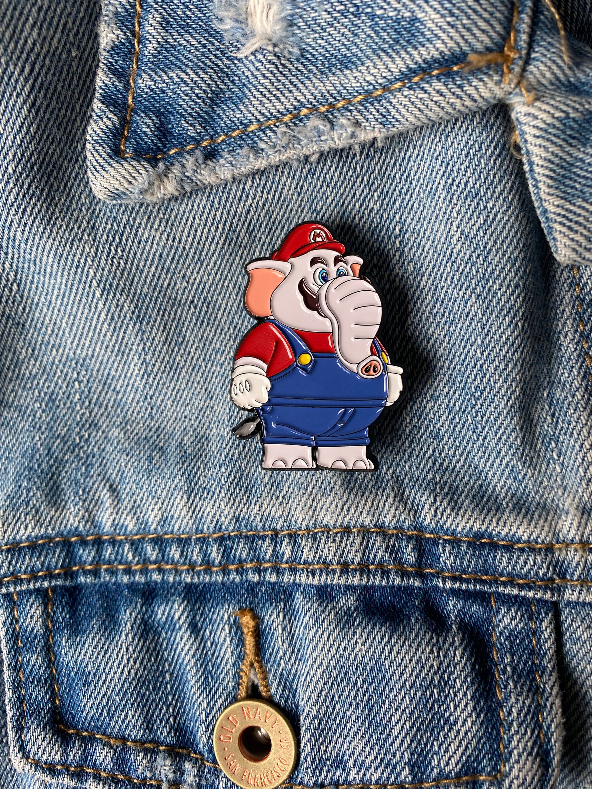 Super Mario Bros. Wonder Elephant Inspired Pin