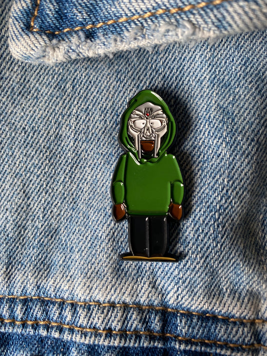 MF DOOM Character Inspired Pin