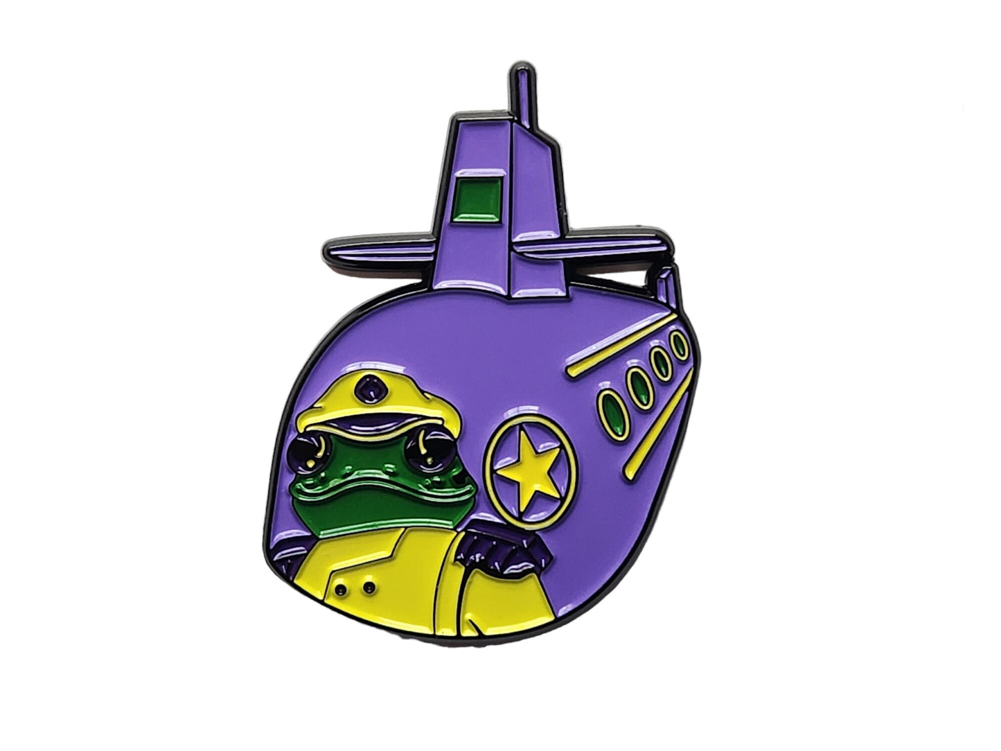 Frog Brigade Hunt for Green October Artist Variants Soft Enamel Pins