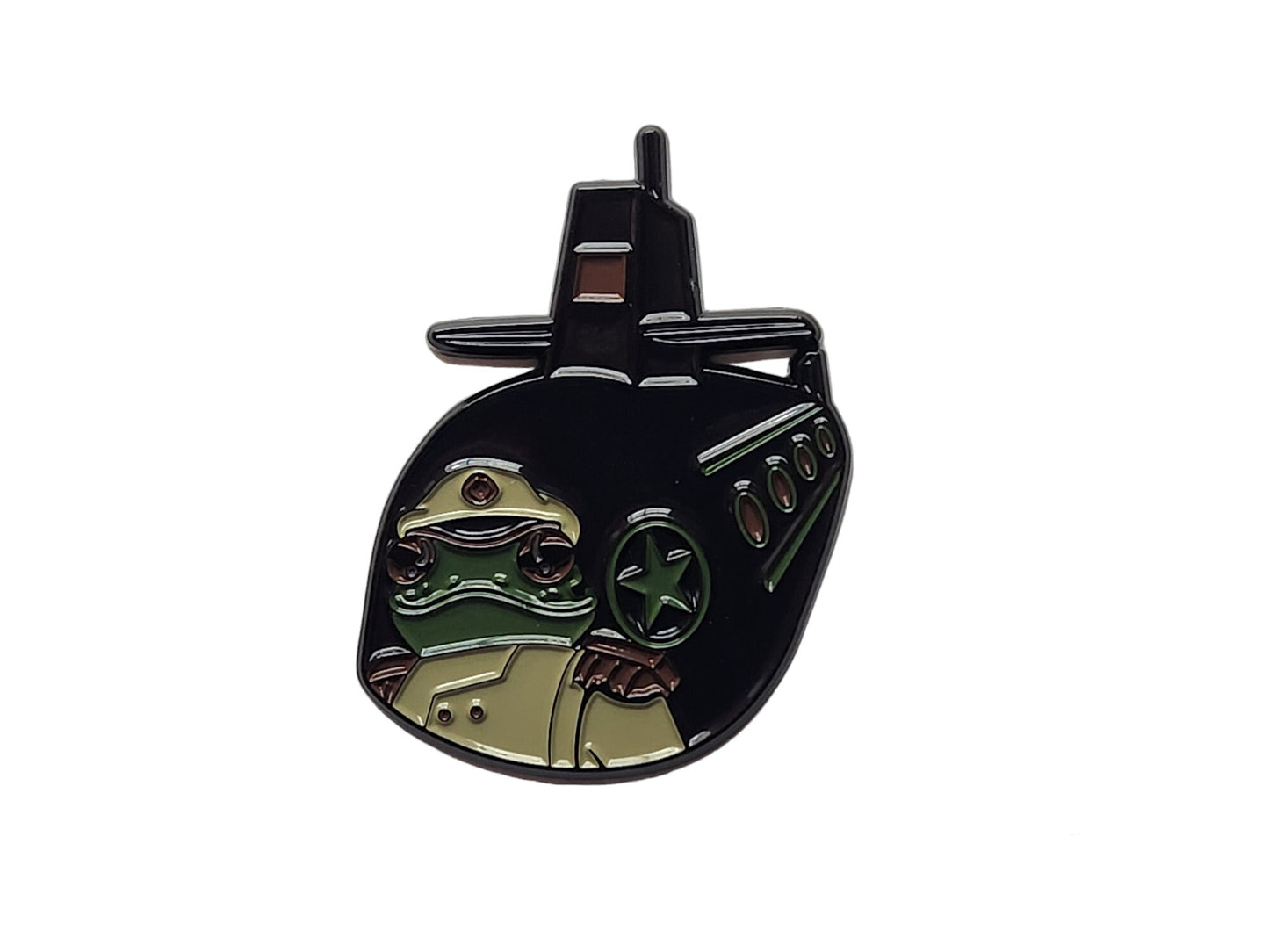 Frog Brigade Hunt for Green October Artist Variants Soft Enamel Pins