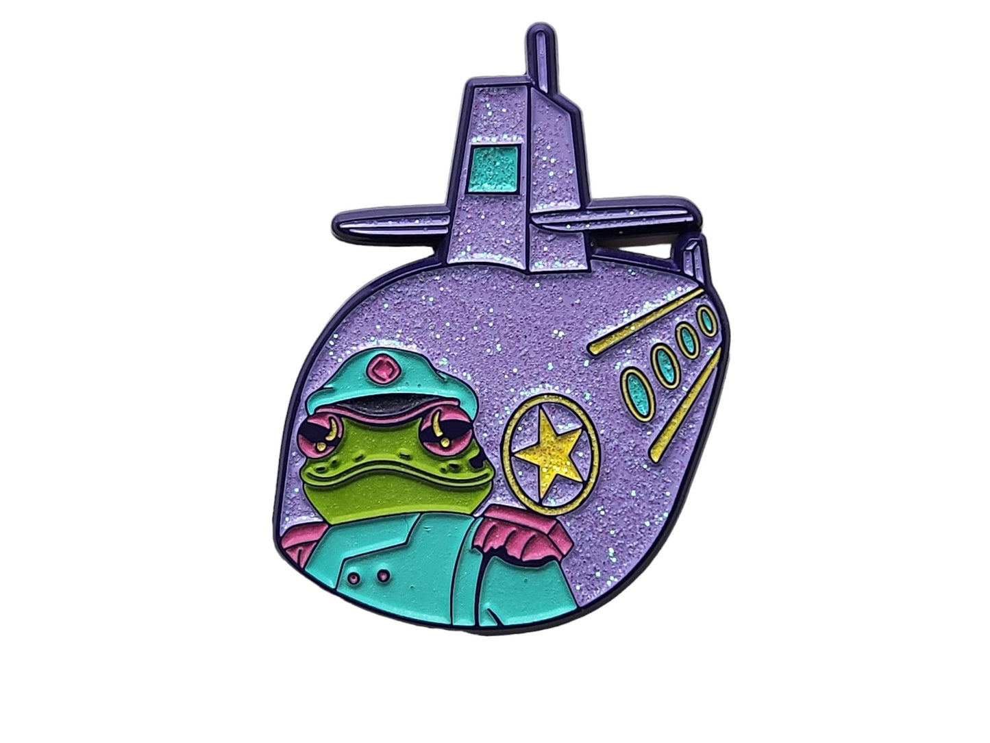 Frog Brigade Hunt for Green October Artist Variants Soft Enamel Pins