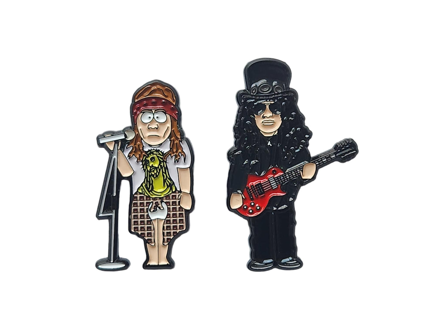 Guns N Roses Character Inspired Pins