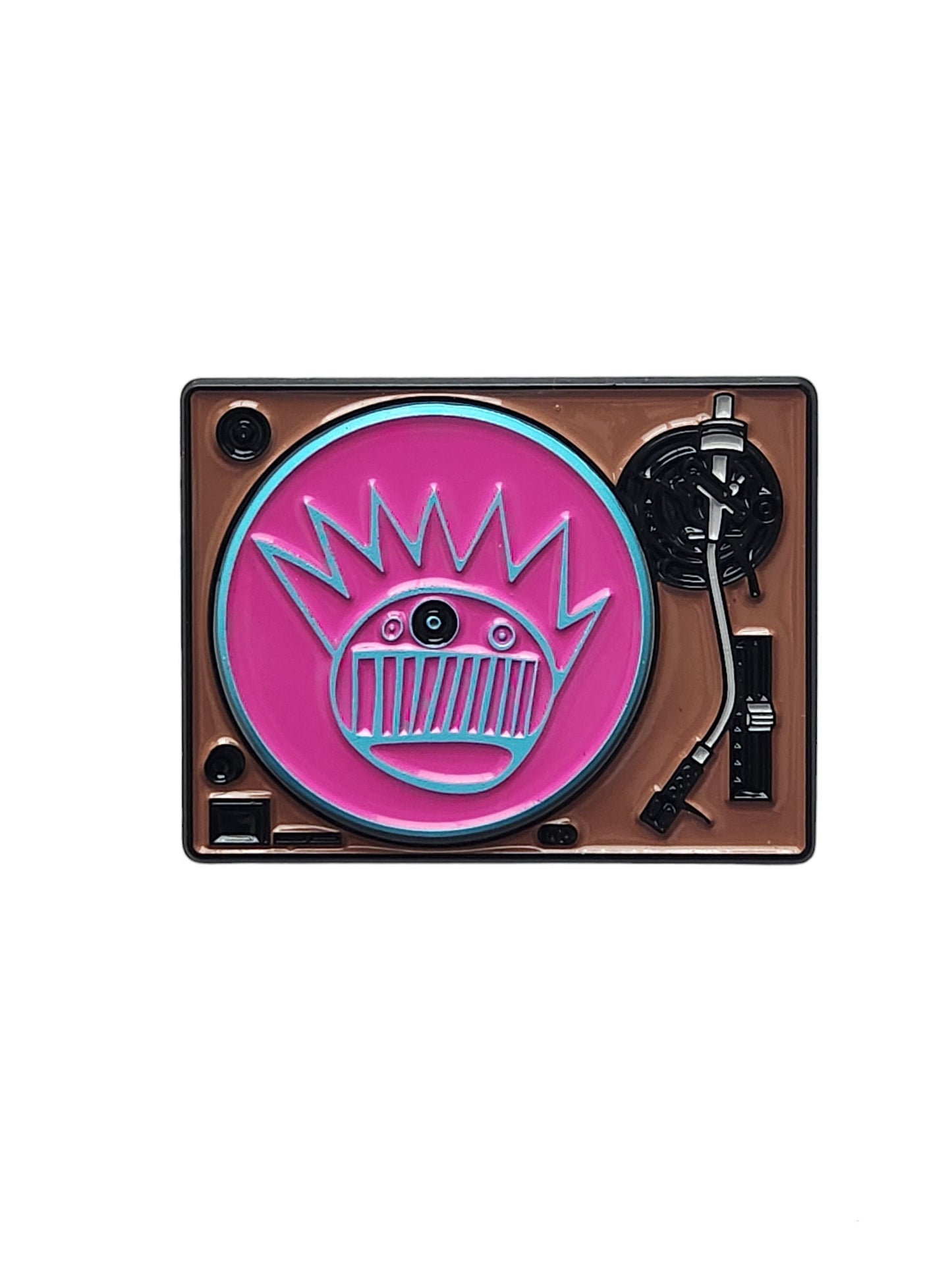 Ween Spinning Turntable GodWeenSatan inspired enamel pin