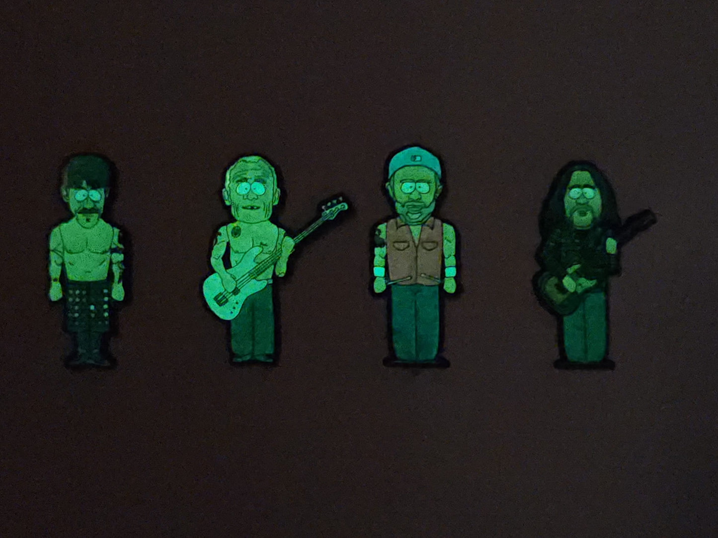 Red Hot Chili Peppers Character Inspired Pins V2