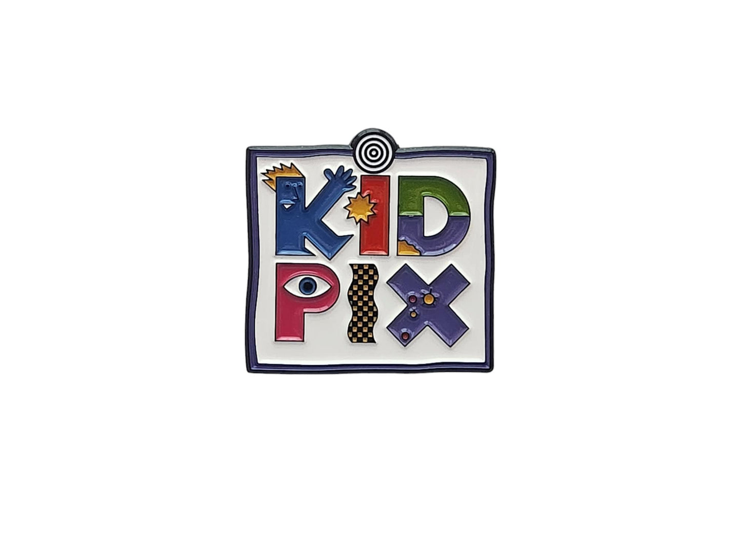 Kid Pix Inspired Pins